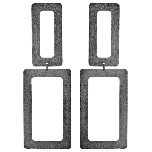 Double Rectangle Earrings