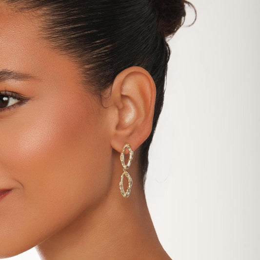 ORGANIC SCULPTED LINK EARRINGS