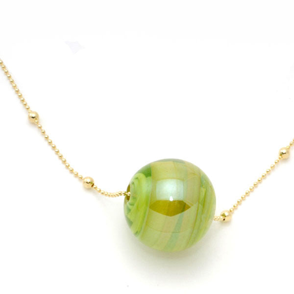 Murano Glass Ball Necklace