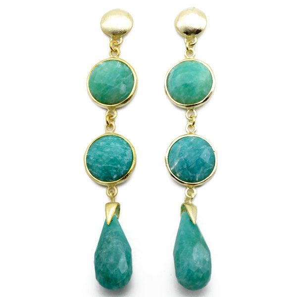 Buy Teal Stone Earrings Online in India - Etsy