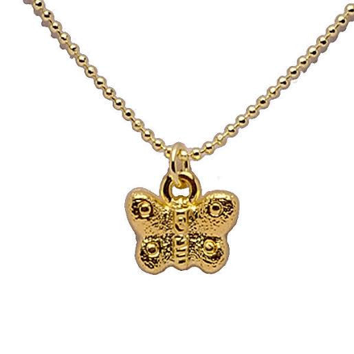 Little Butterfly Charm Necklace