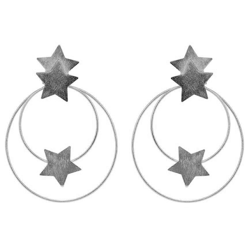 Silver Cassiopeia Earrings