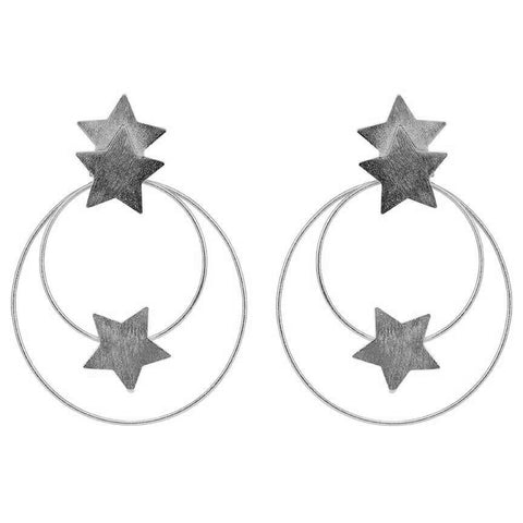 Silver Cassiopeia Earrings