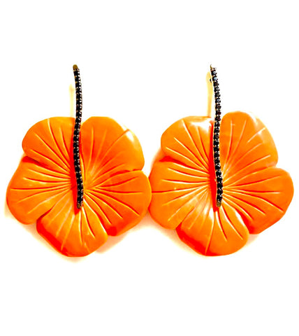 Coral Resy Earrings