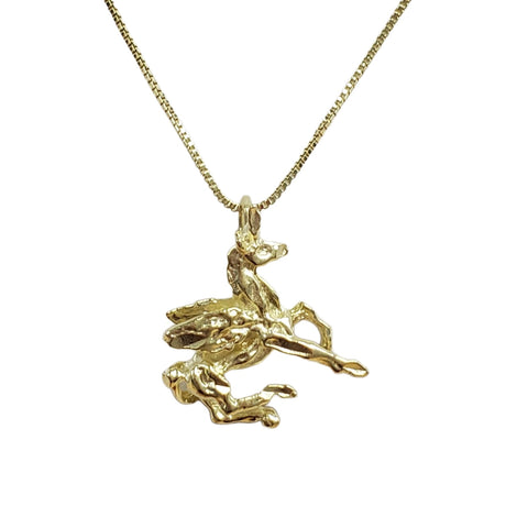 Little Pegasus Charm Necklace